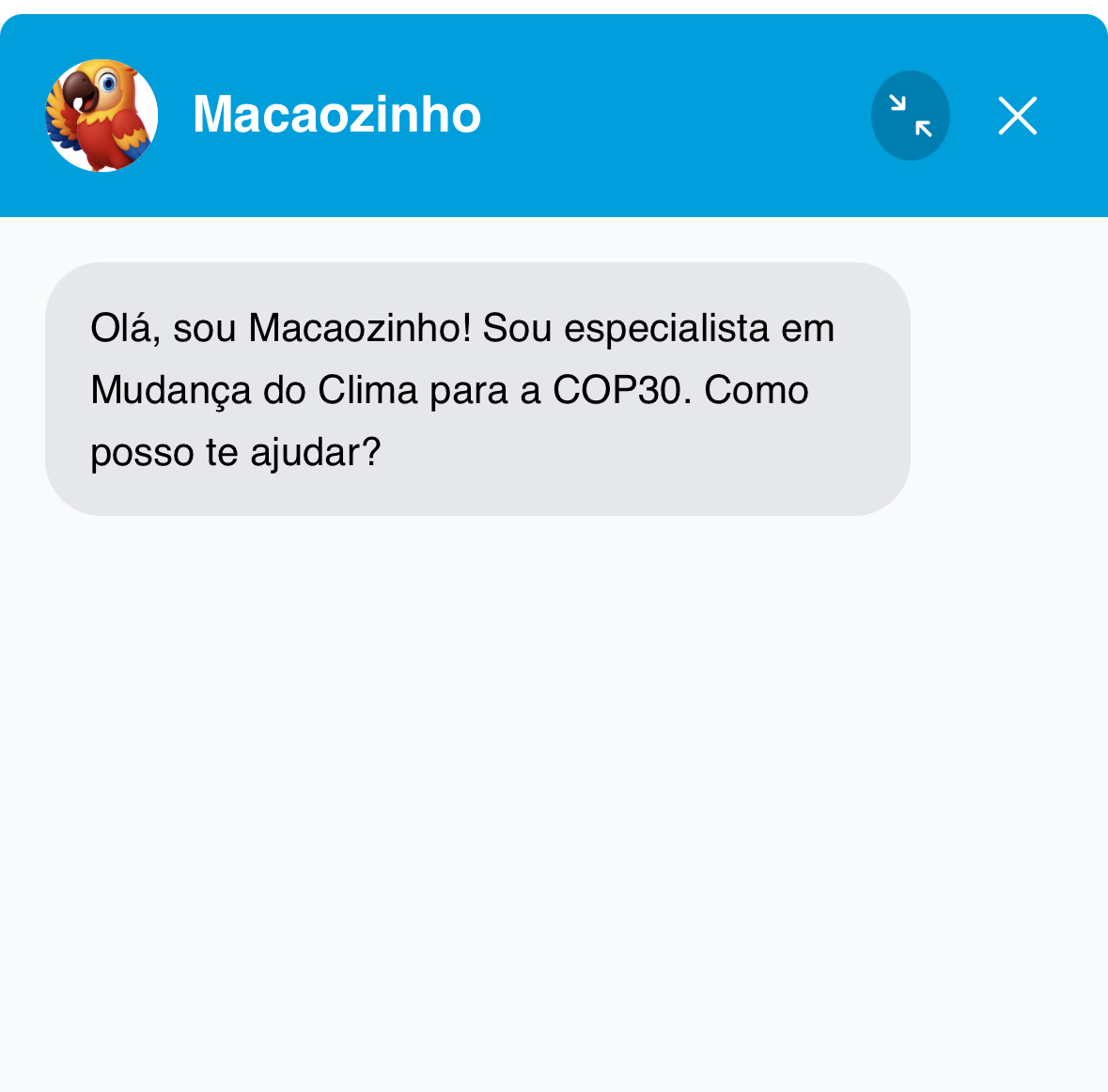 Macaozinho: um chatbot confiável que vai badalar a COP30