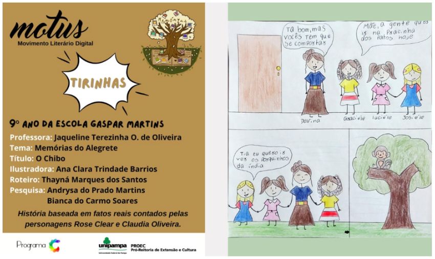 Divulgação Motus na Escola.