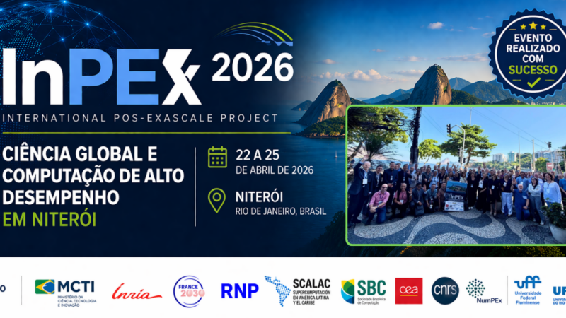 InPEx 2026: Ciência Global e Computação de Alto Desempenho em Niterói
