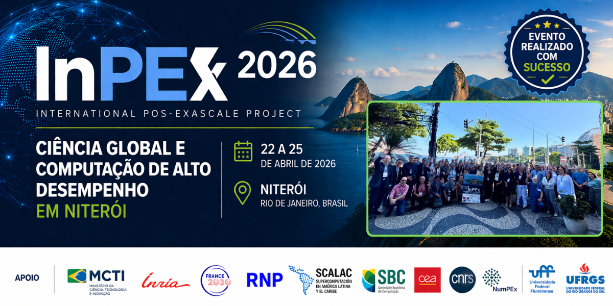 InPEx 2026: Ciência Global e Computação de Alto Desempenho em Niterói