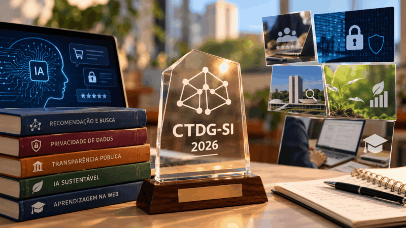 Pesquisas premiadas no CTDG do SBSI 2026 destacam inteligência artificial, privacidade e sustentabilidade em Sistemas de Informação